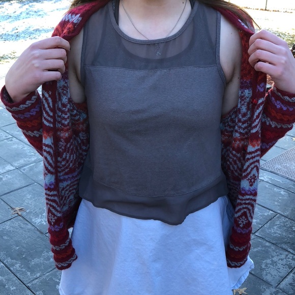 Cropped Gray Tank - Picture 1 of 1